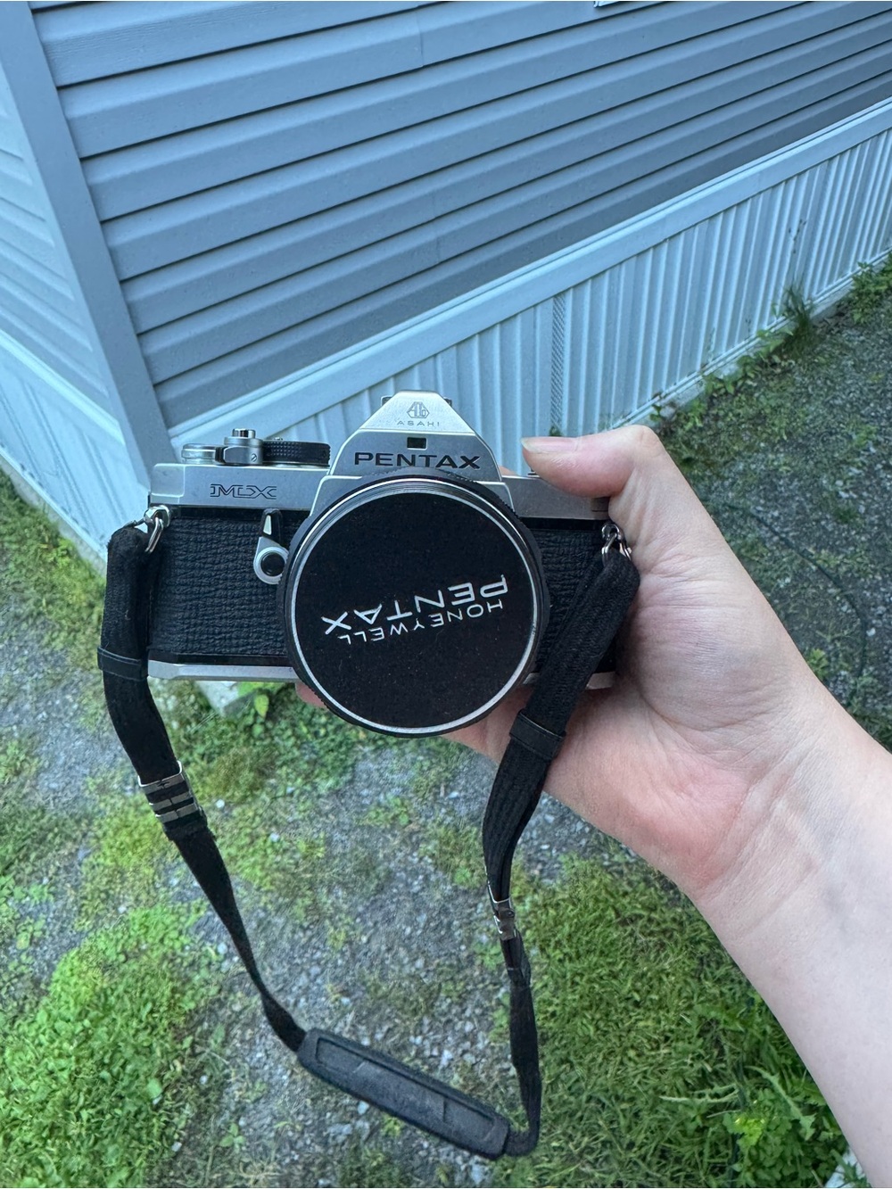 Pentax MLX 35mm Film Camera in Black and Silver